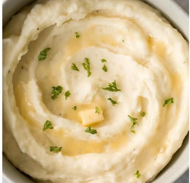 Garlic Mashed Potato.