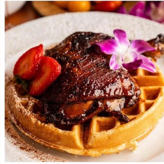 Jerk Chicken & Waffle